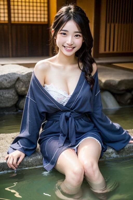 AI生成美女写真集 vol3 温泉美女 サンプル 3