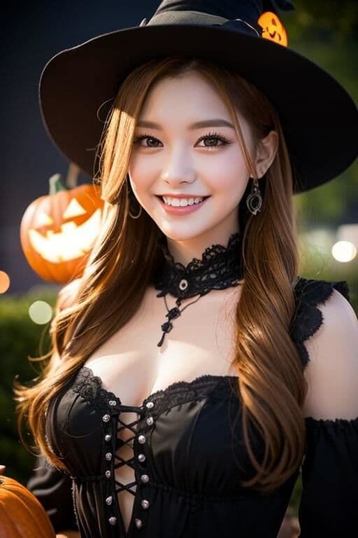AI生成美女写真集 vol4 ハロウィン美女 サンプル 6