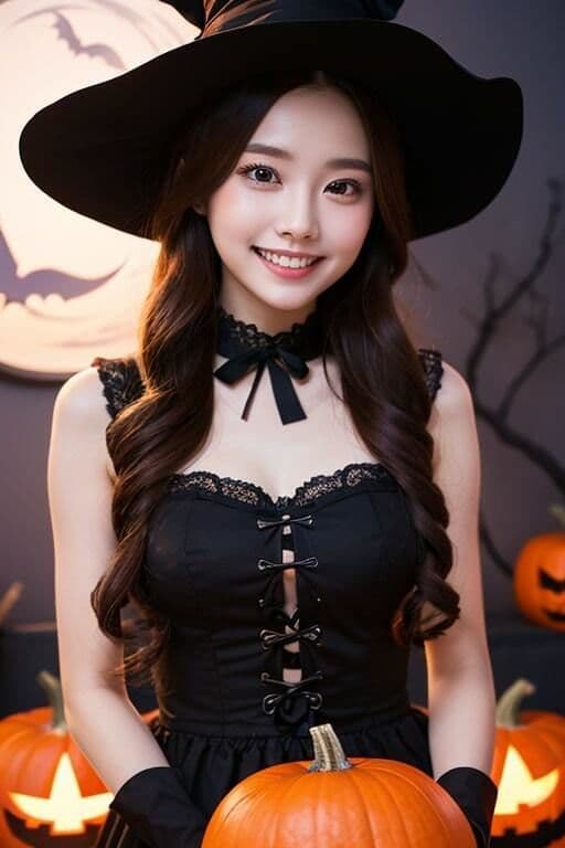 AI生成美女写真集 vol4 ハロウィン美女 サンプル 7