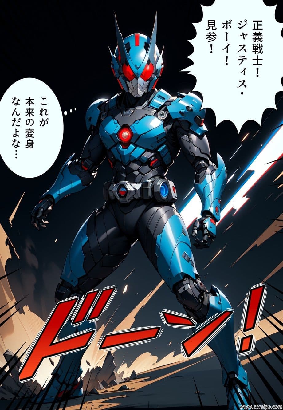 真・正義戦士ジャスティス・ボーイ 完全版 第2話「怪人・白鳥男とチュチュ」 サンプル 10