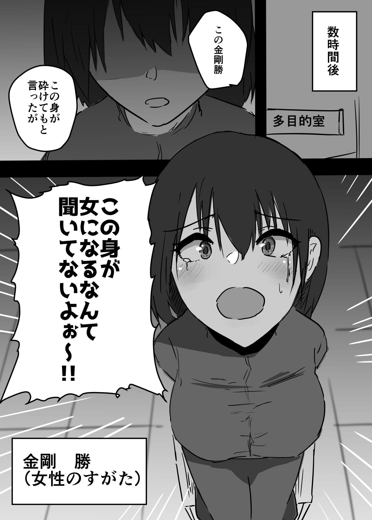 女体化した俺がメス堕ちしてセクロス部に入るまでの物語 サンプル 1