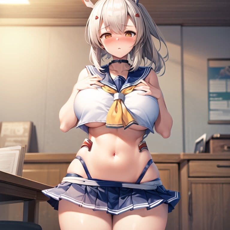 KAN-SENを膨乳・超乳改造で乳イキ地獄に堕とす鬼畜指揮官 サンプル 2