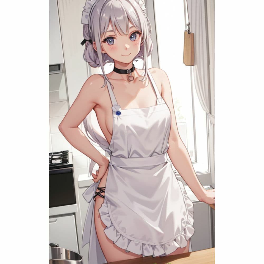 お姉さんが裸エプロンで朝食を作ってくれる サンプル 5