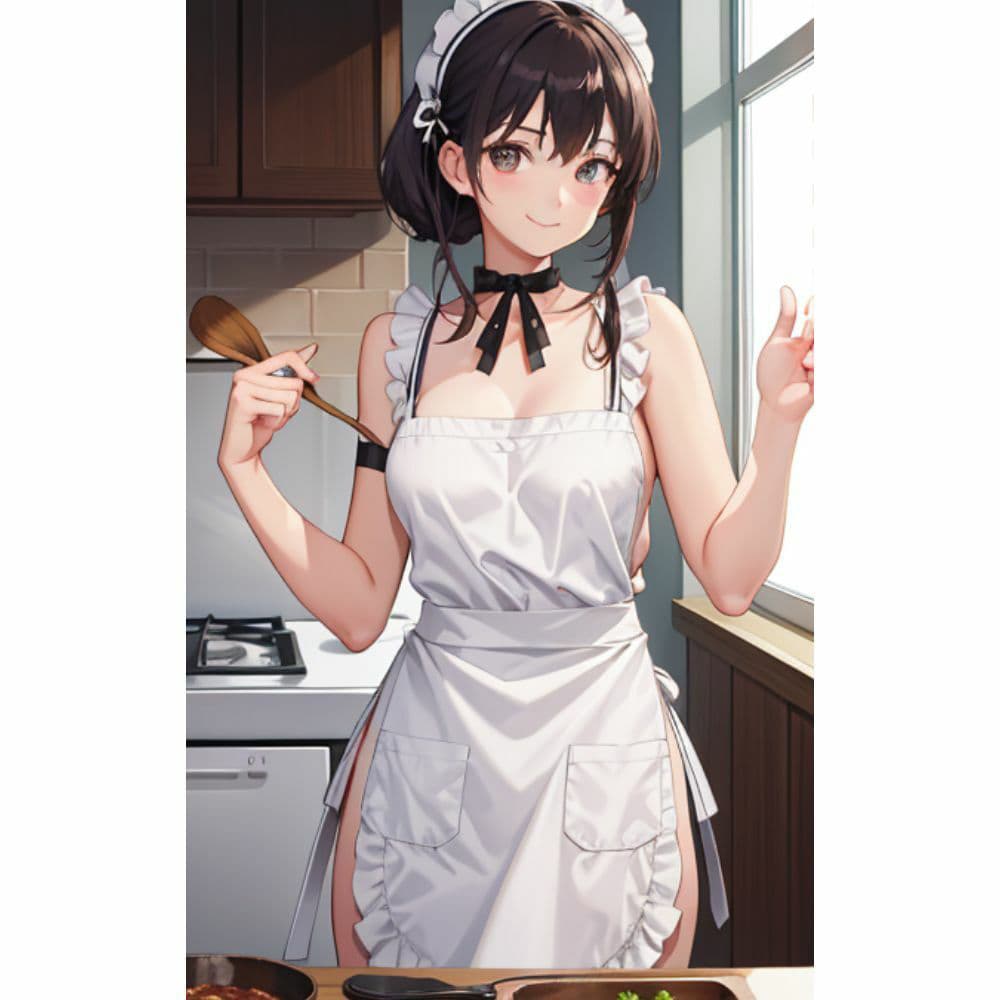 お姉さんが裸エプロンで朝食を作ってくれる サンプル 6