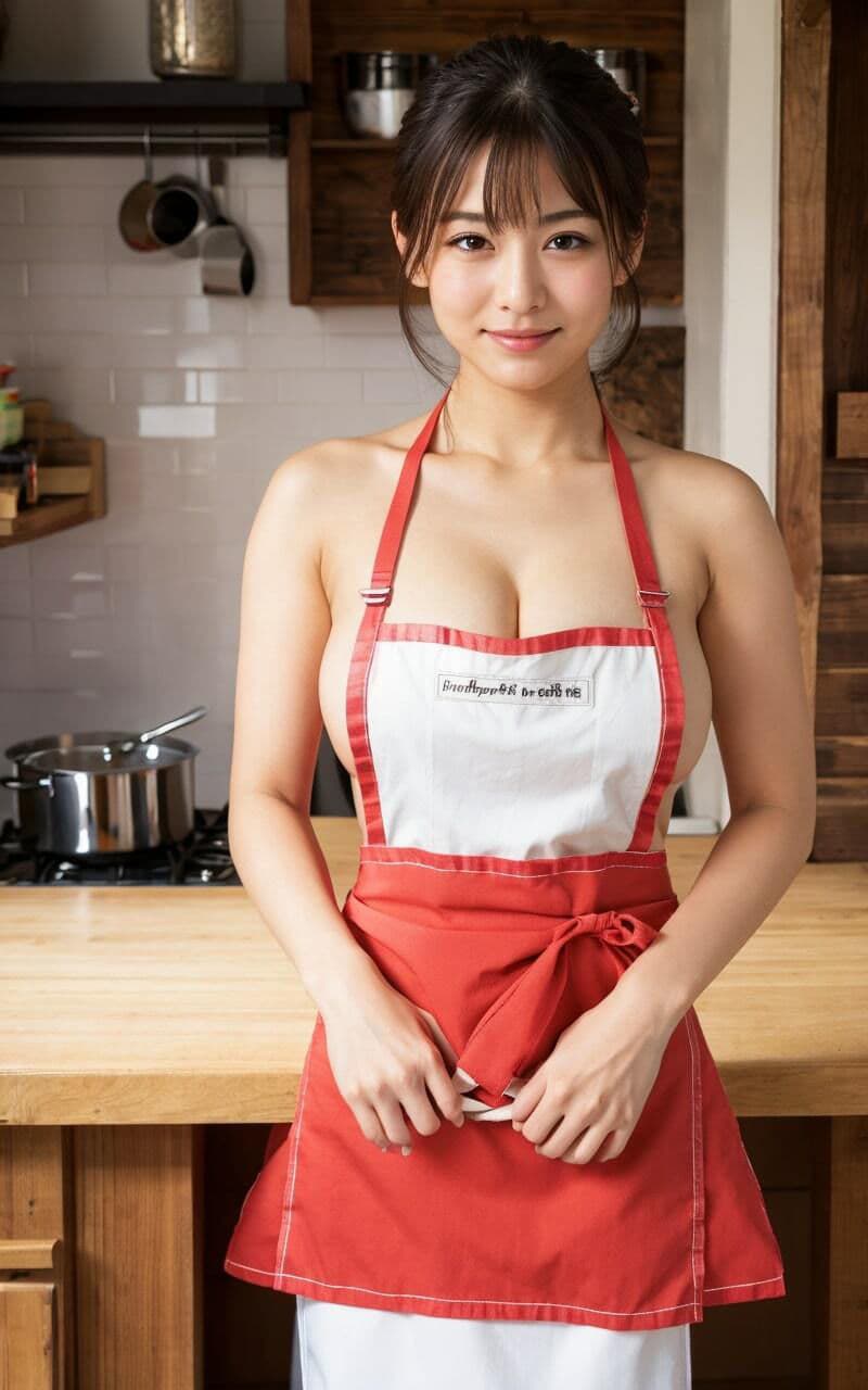 灼熱の裸エプロン サンプル 3