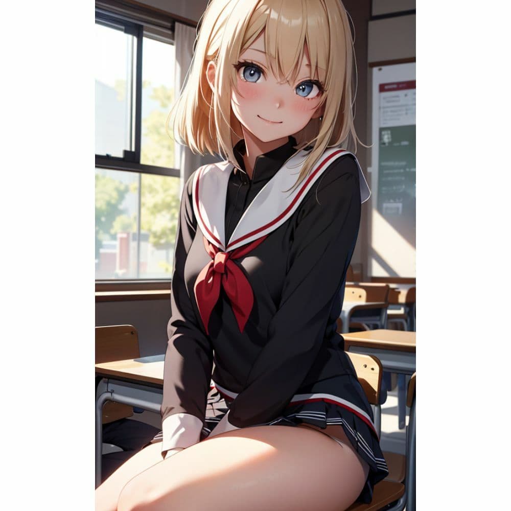 かわいい女の子がパンチラしている サンプル 4