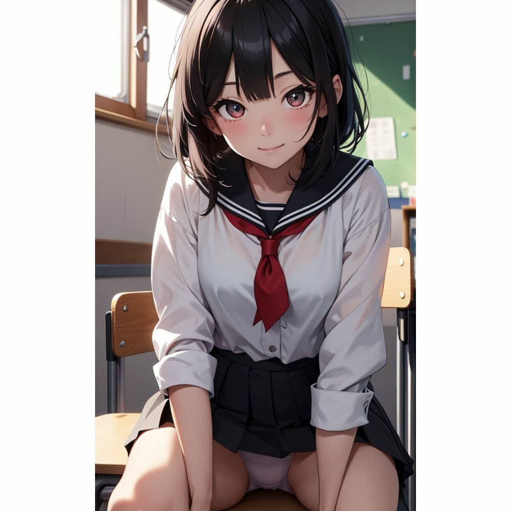 かわいい女の子がパンチラしている サンプル 5