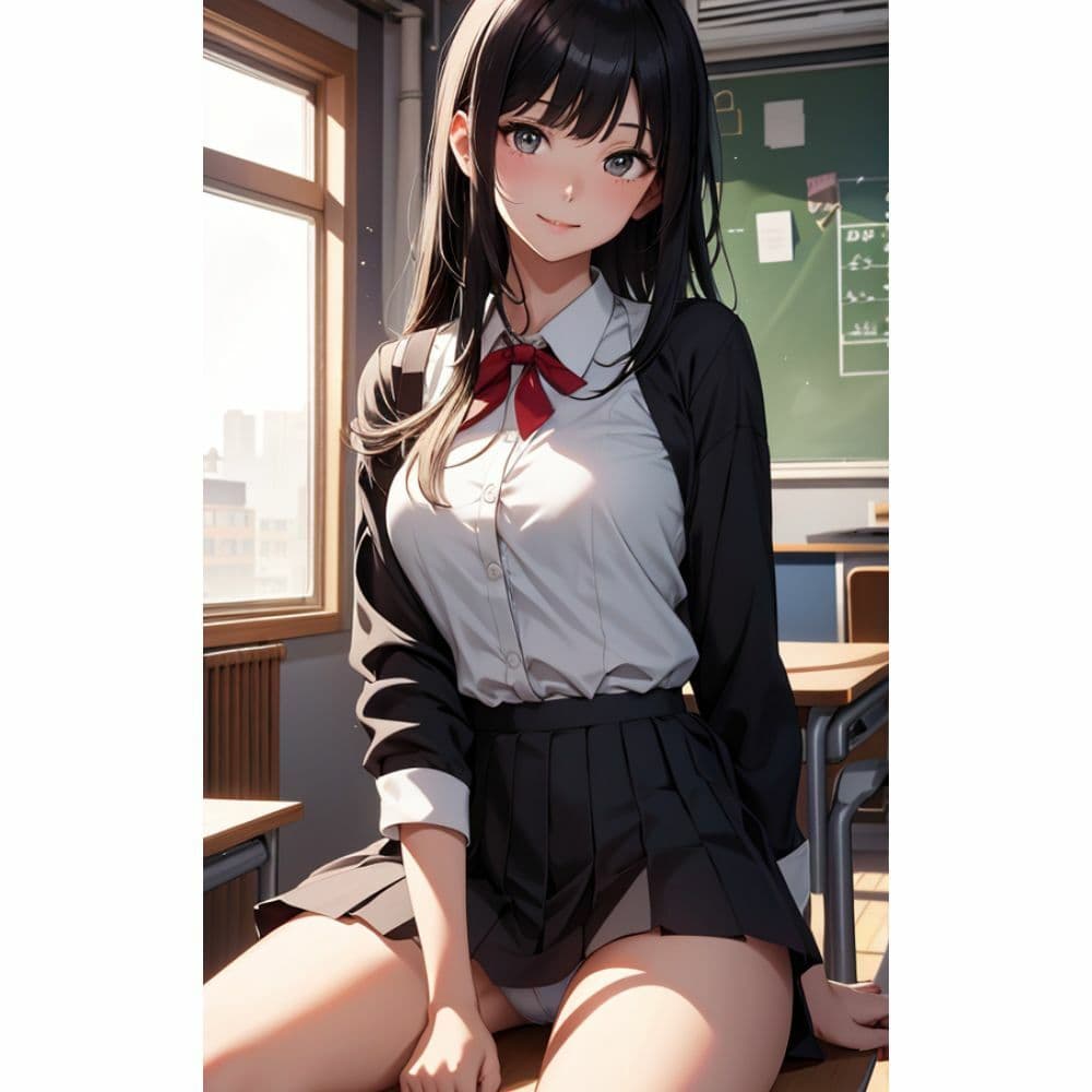 かわいい女の子がパンチラしている サンプル 7