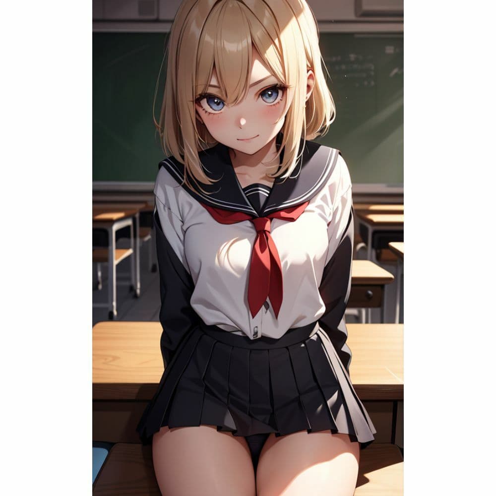 かわいい女の子がパンチラしている サンプル 8