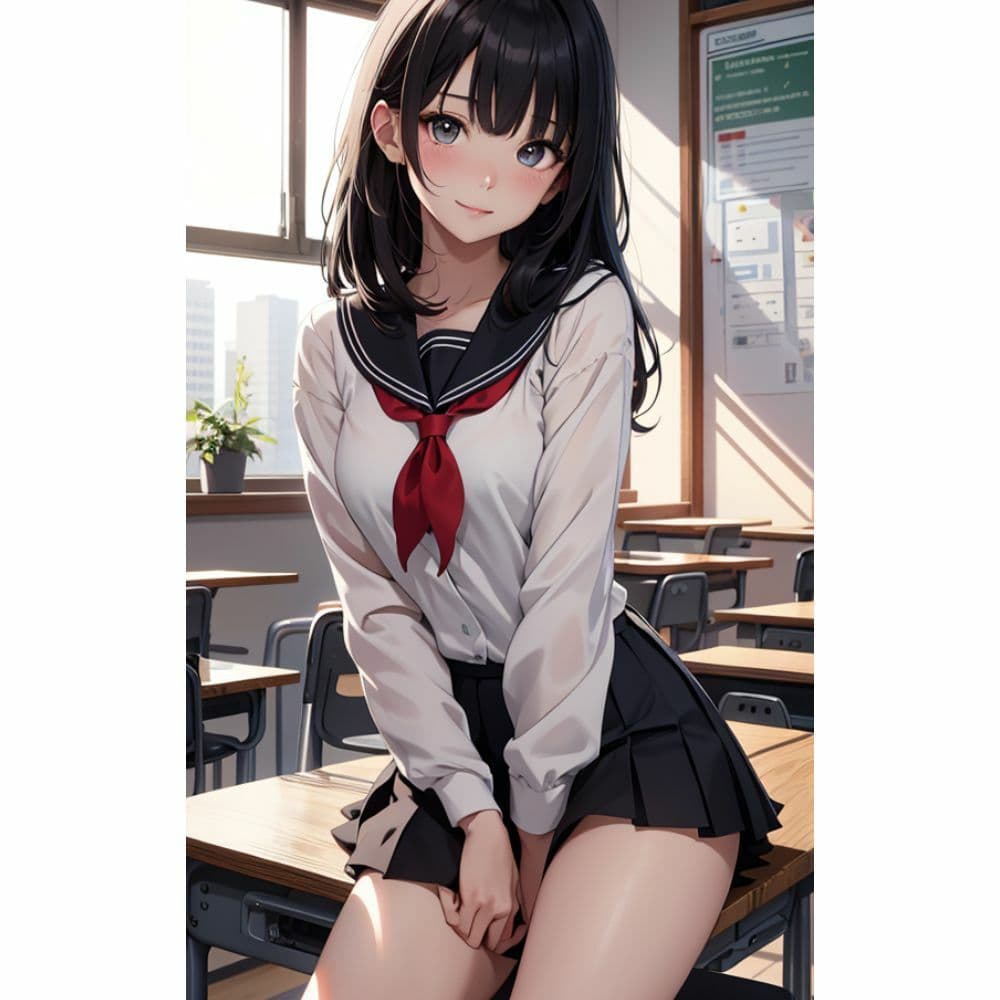 かわいい女の子がパンチラしている サンプル 9