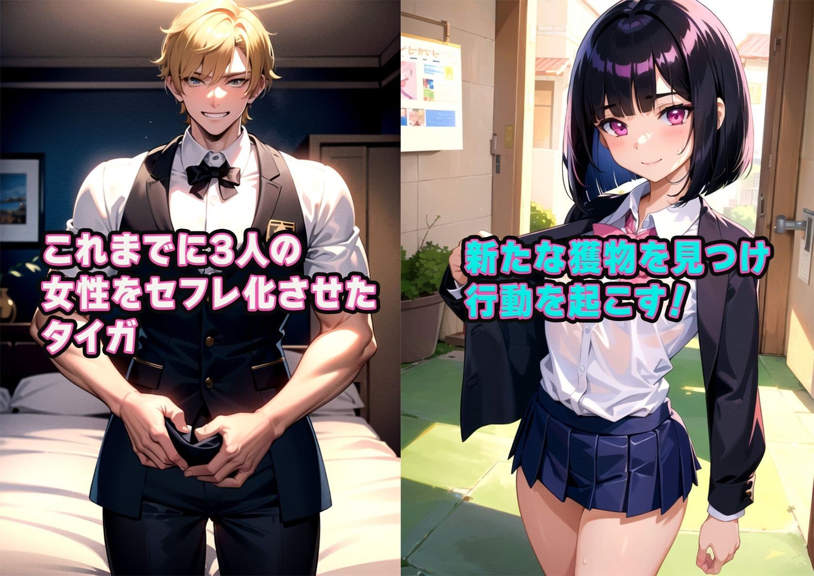 後輩女子が転校生に寝取られる-瀬戸内真実編- サンプル 1