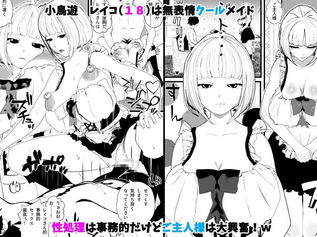 無表情クールメイドとセックスしてたら心配性母乳ママも来て二人とセックスできたw サンプル 1