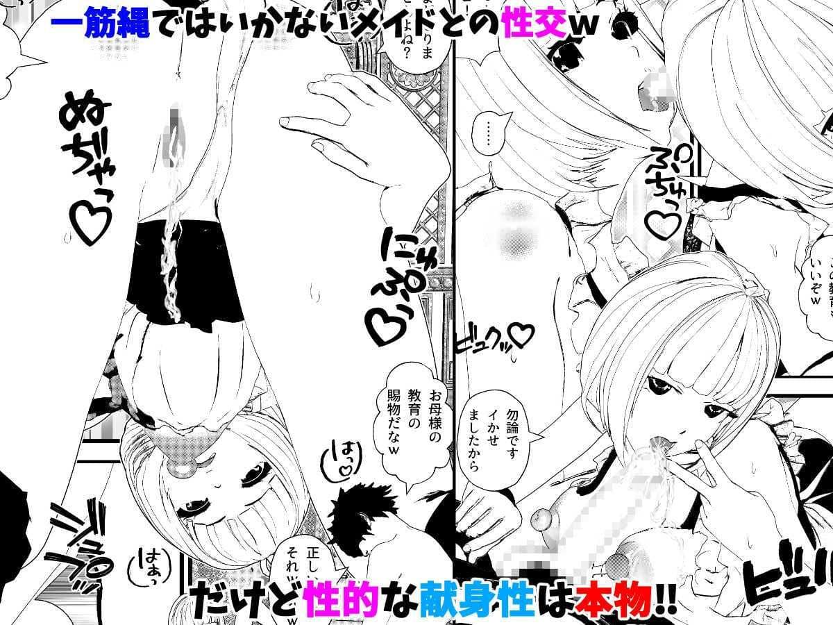 無表情クールメイドとセックスしてたら心配性母乳ママも来て二人とセックスできたw サンプル 2