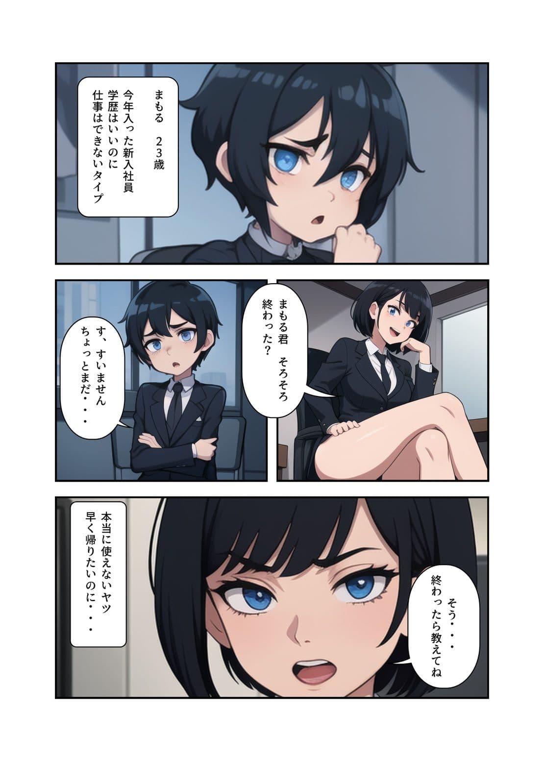 新卒のお仕事 使えない新入社員（♂）の使い道 サンプル 1