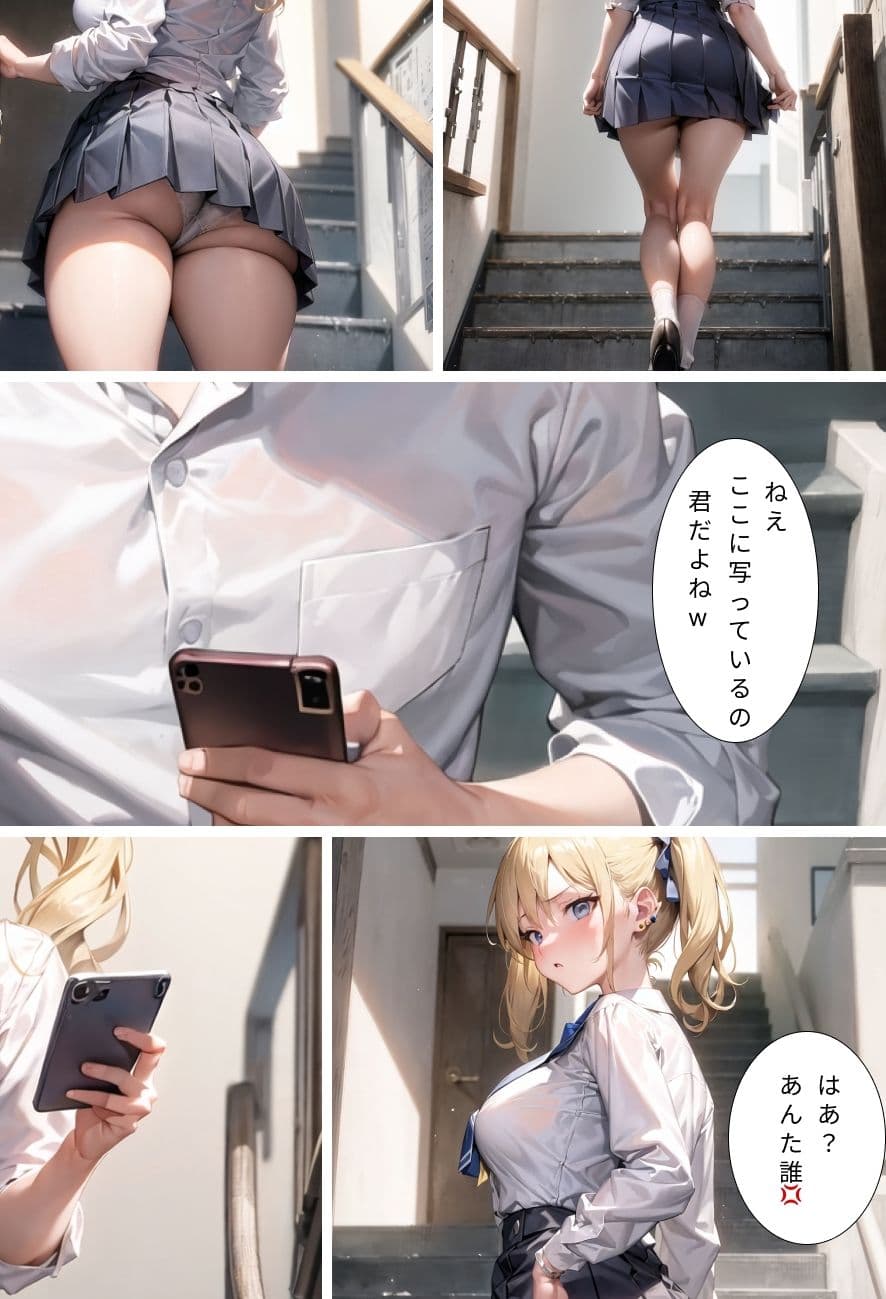 クラスのギャルの弱みを握って屈服させた件 サンプル 1