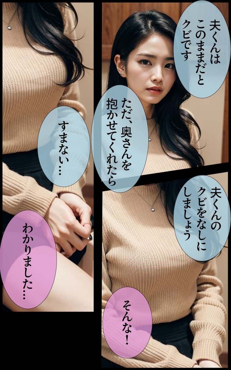 「淫乱な女は嫌い?」リアルAIコミック〜清楚妻か?夫上司に調教され誰かれかまわす?やる不倫メス犬に堕ちる話〜 サンプル 6