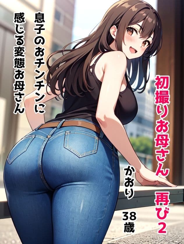 初撮りお母さん 再び2 息子のおチンチンに感じる変態お母さん サンプル 1