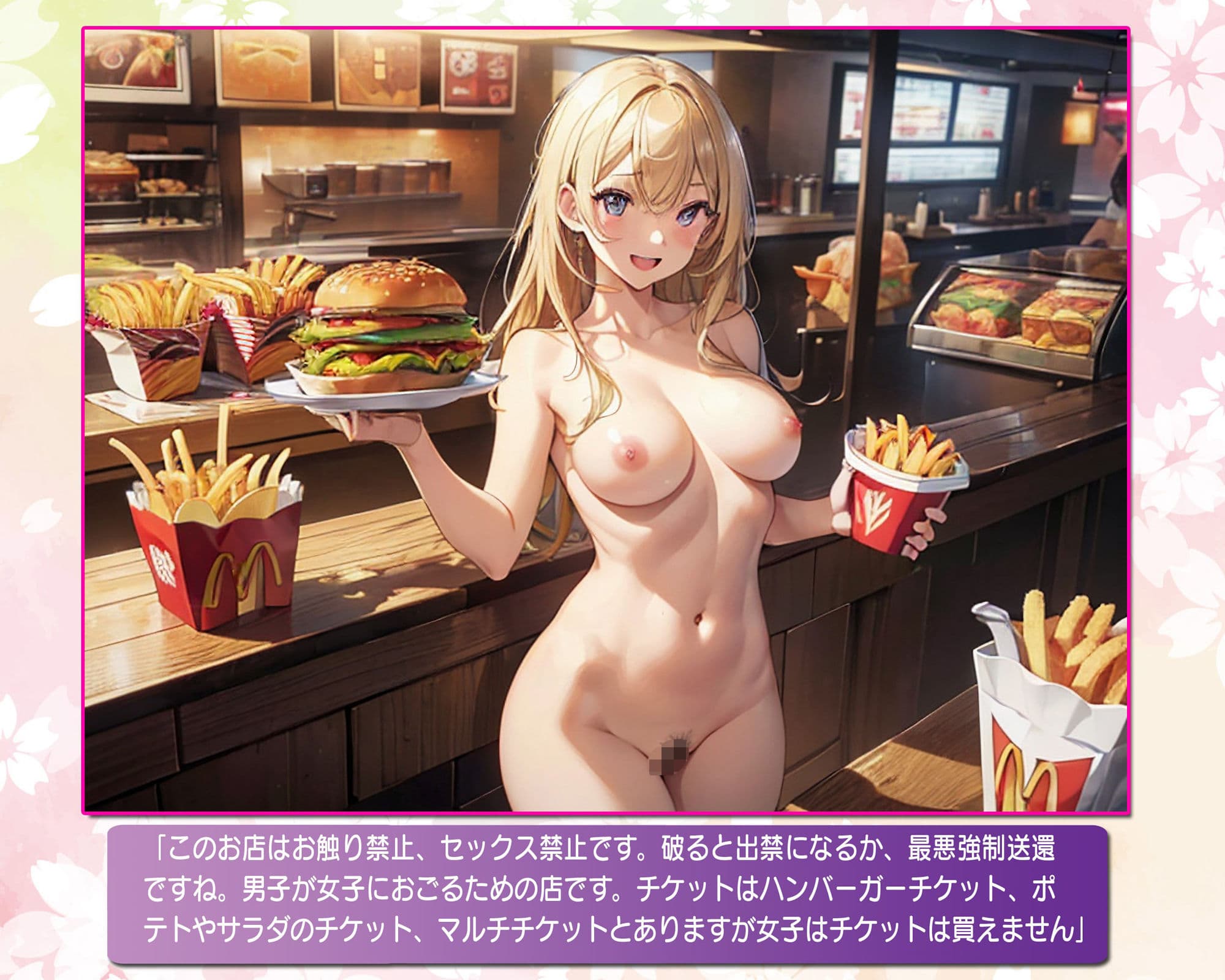 ヌーディストバーガーで私たちを食べさせて！ サンプル 3
