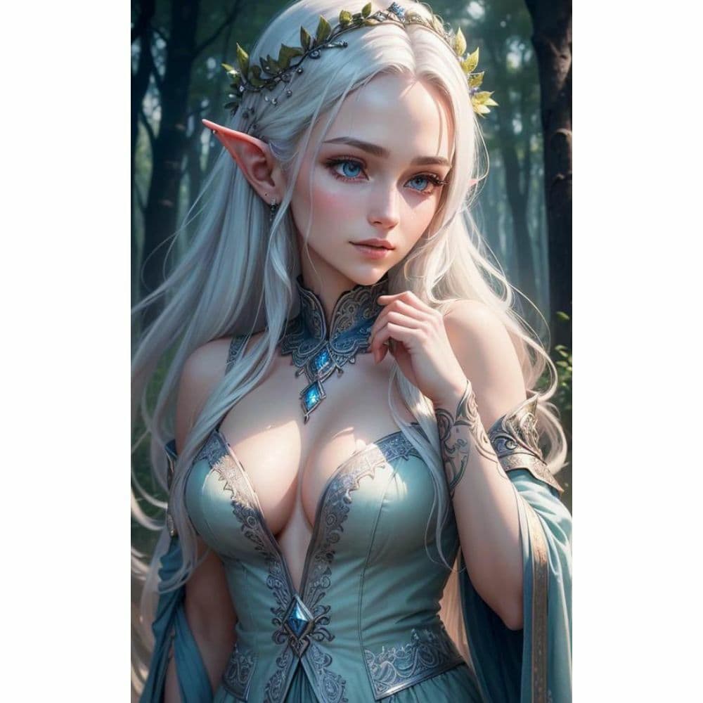 幻想の誘い:セクシー・エルフの美 サンプル 3