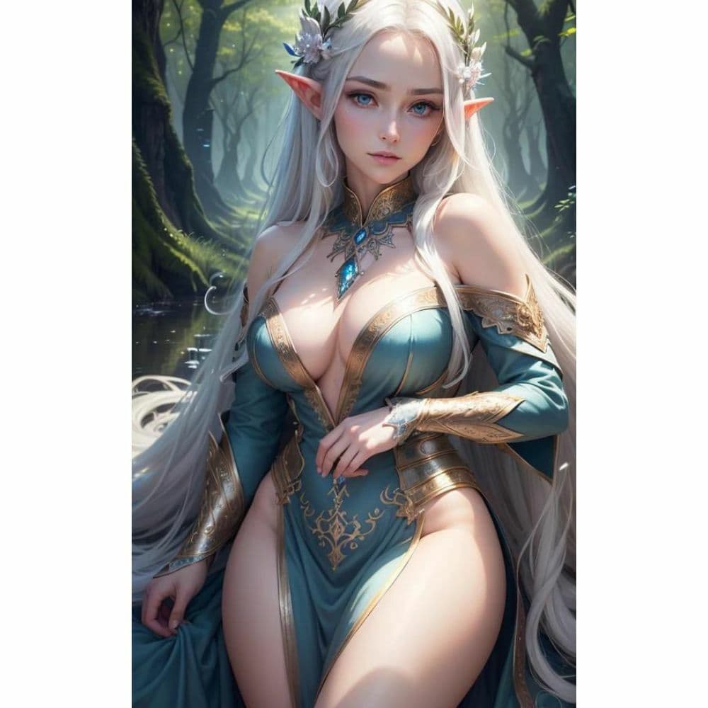 幻想の誘い:セクシー・エルフの美 サンプル 8