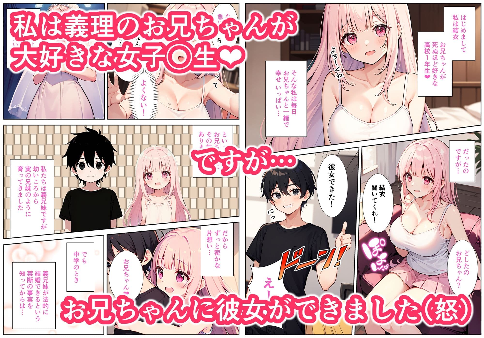 絶対お兄ちゃんを堕とします！〜ドスケベ義妹の誘惑大作戦〜 サンプル 1