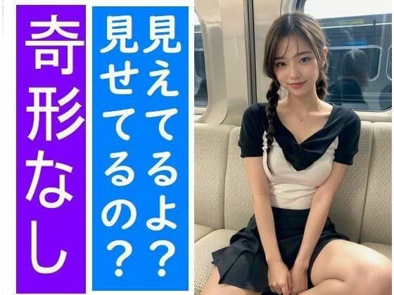 【スマホ用】電車の向かい席2〜ツインテOL〜