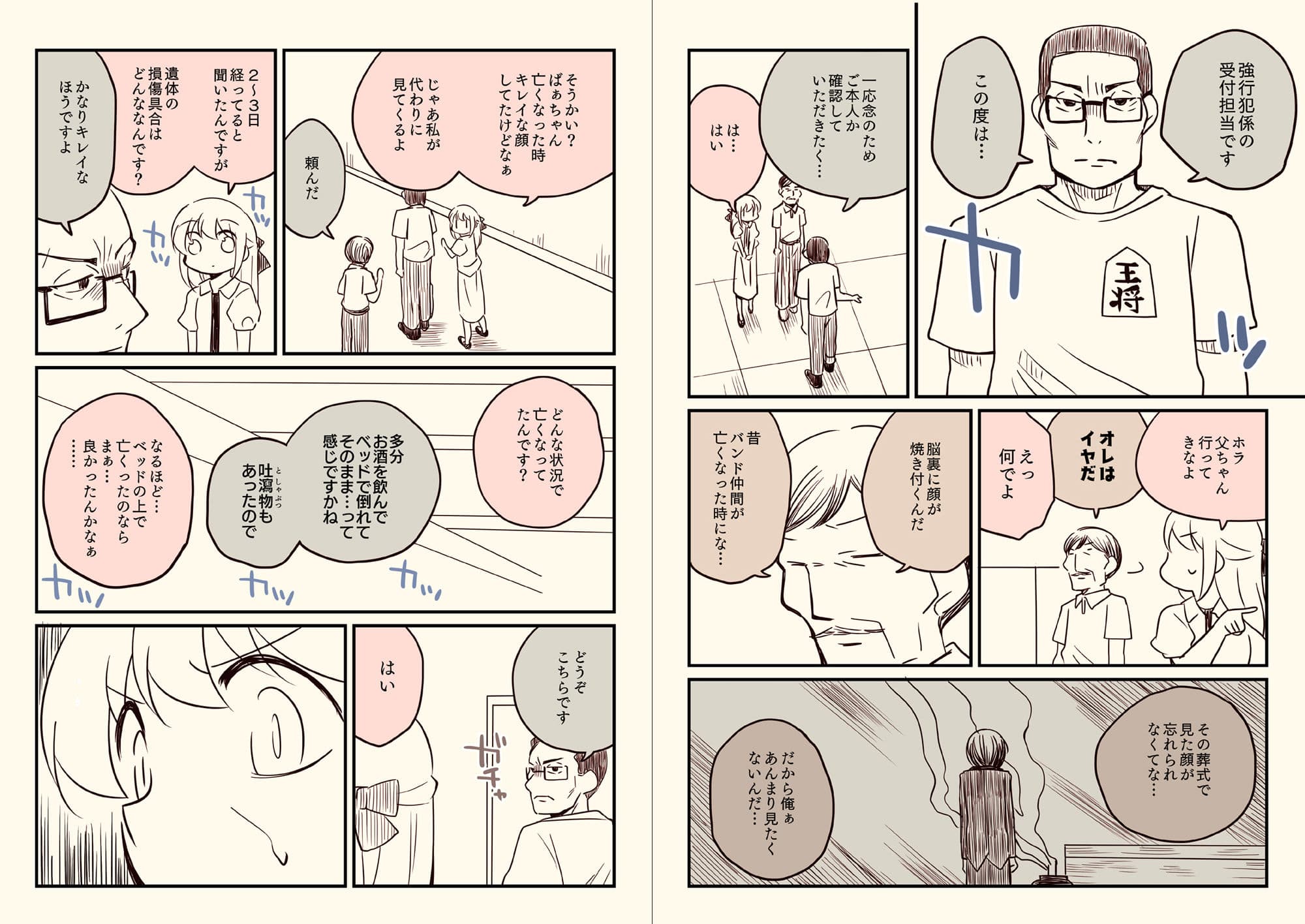 孤独死した叔父さんの喪主をした話。 サンプル 1