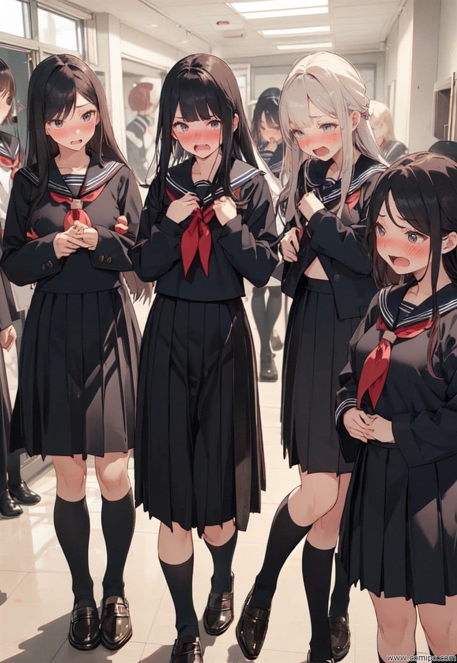 ブルー・バード 集団性転換＆強●女装パニック サンプル 8