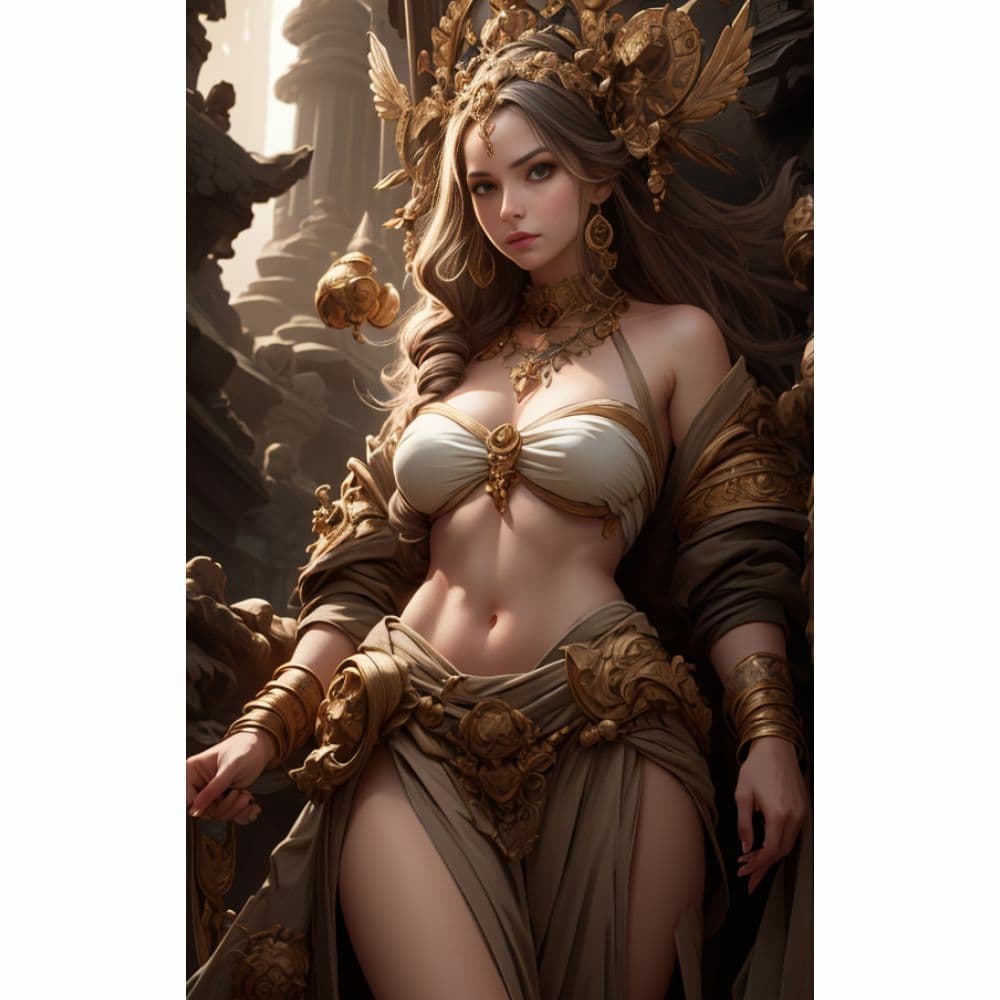 煌めく獅子と美の女神:神秘の邂逅 サンプル 1