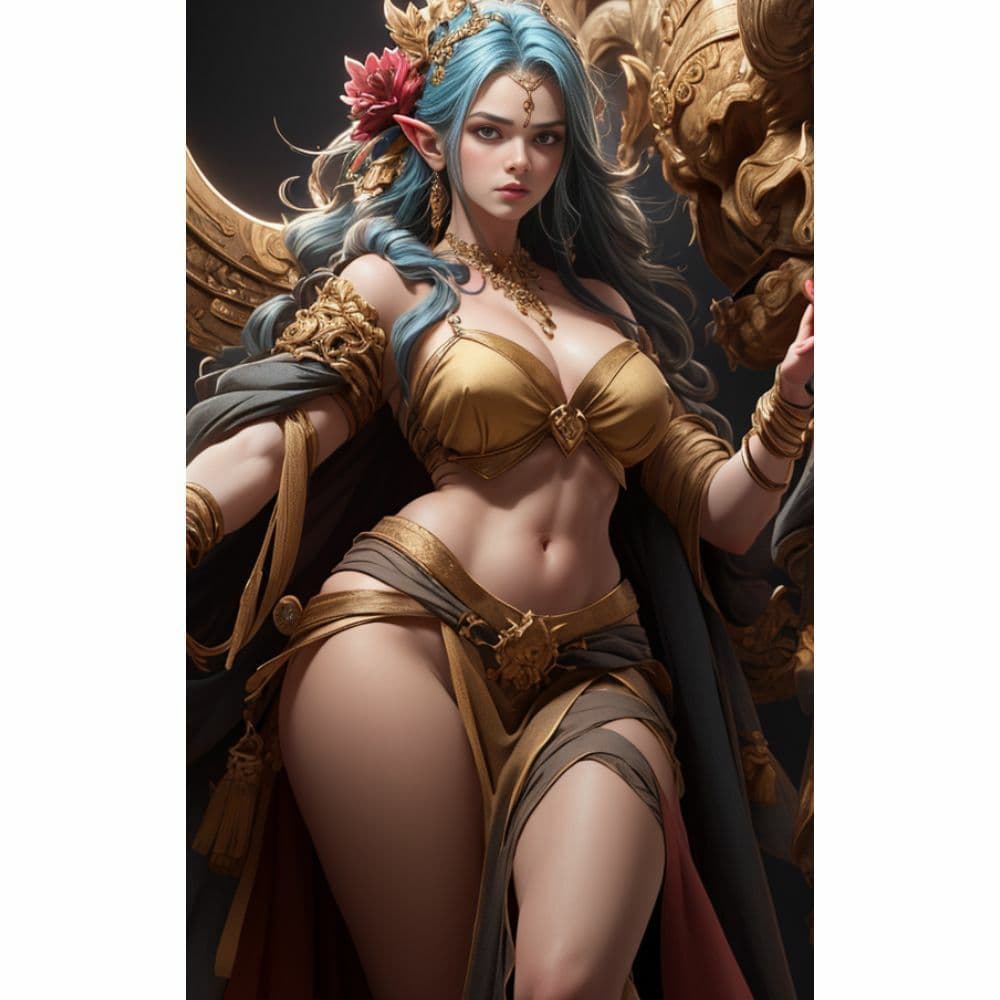 煌めく獅子と美の女神:神秘の邂逅 サンプル 6