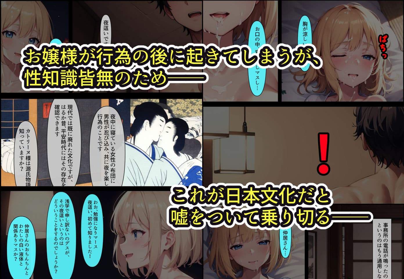 人を疑うことを知らない世間知らずの海外金髪お嬢様が旅館に泊まる話 サンプル 4