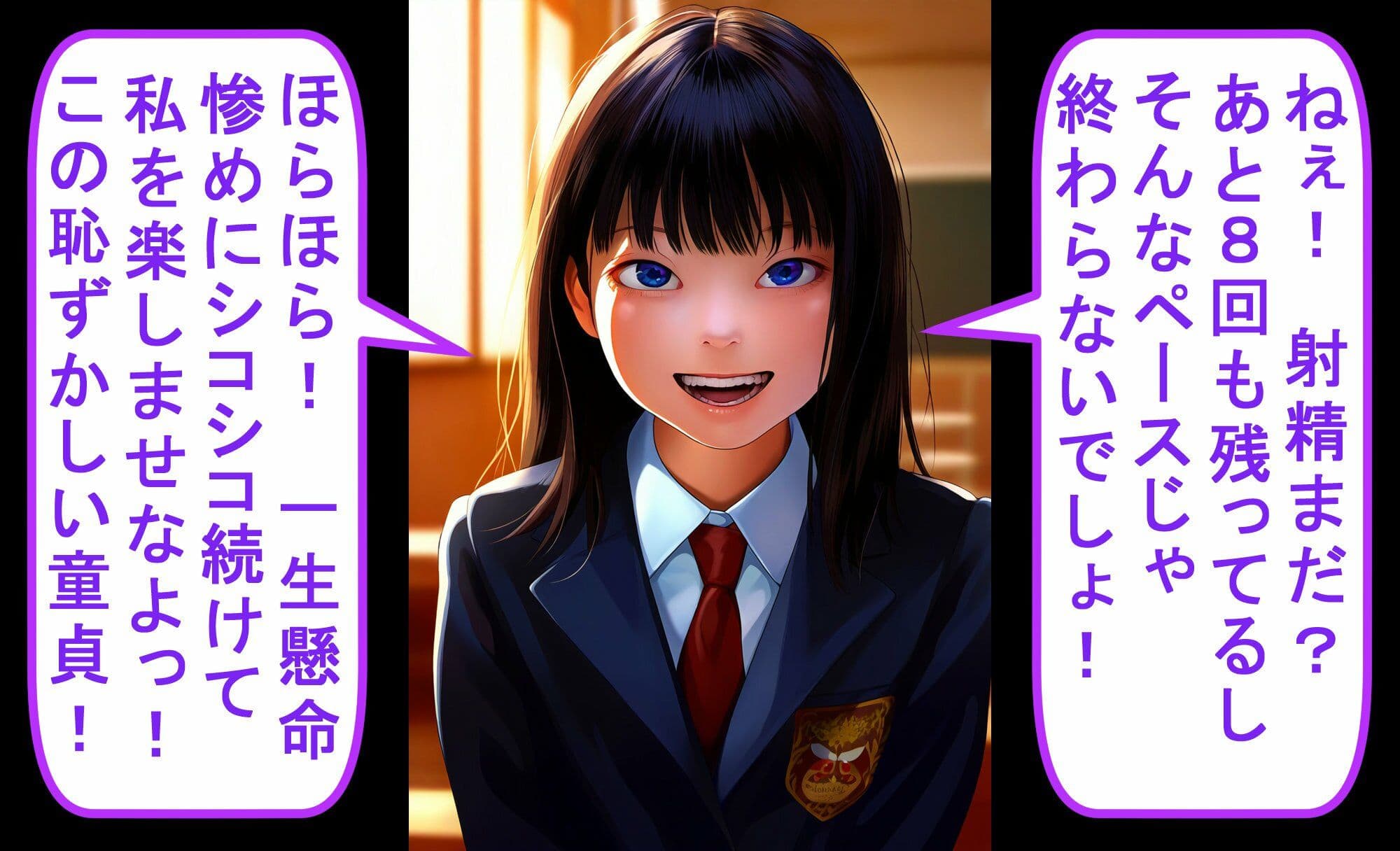 制服ロ○ータからの懲罰〜童貞強●オナニー責め〜 vol.1 サンプル 3