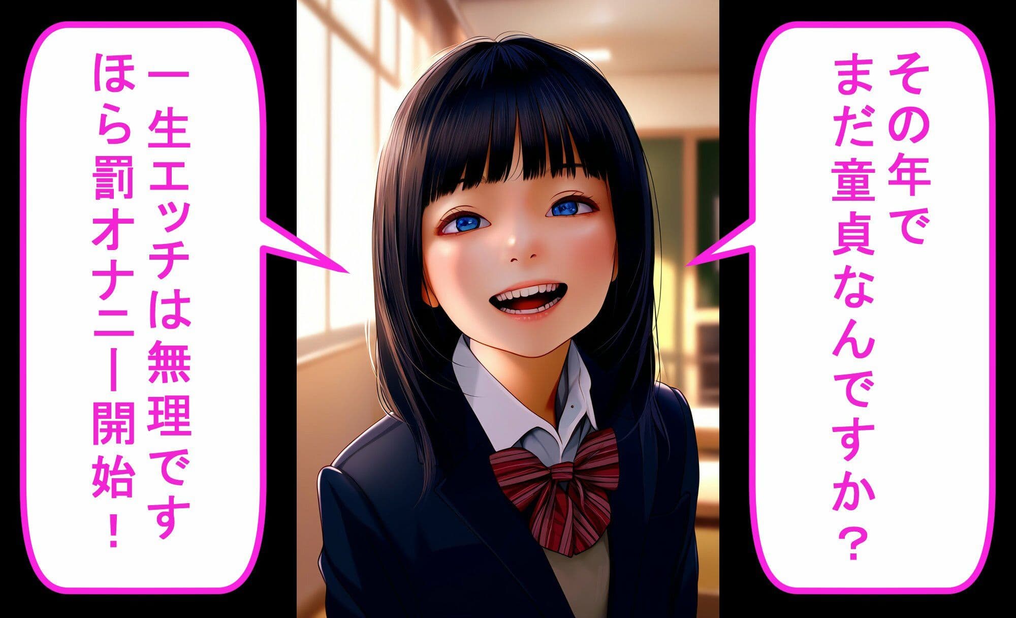 制服ロ○ータからの懲罰〜童貞強●オナニー責め〜 vol.1 サンプル 4