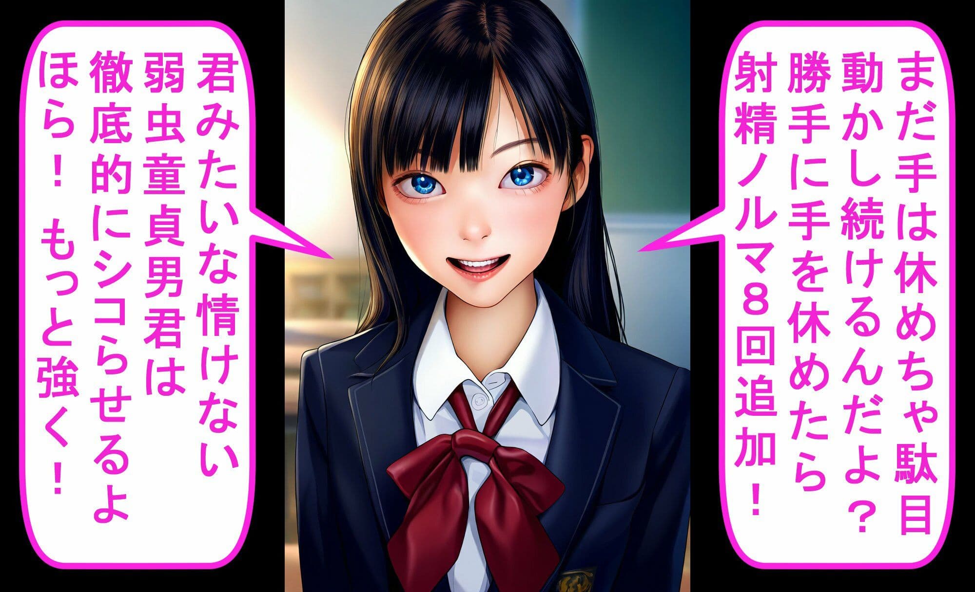 制服ロ○ータからの懲罰〜童貞強●オナニー責め〜 vol.2 サンプル 4