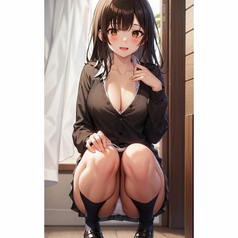 しゃがみパンチラ サンプル 1