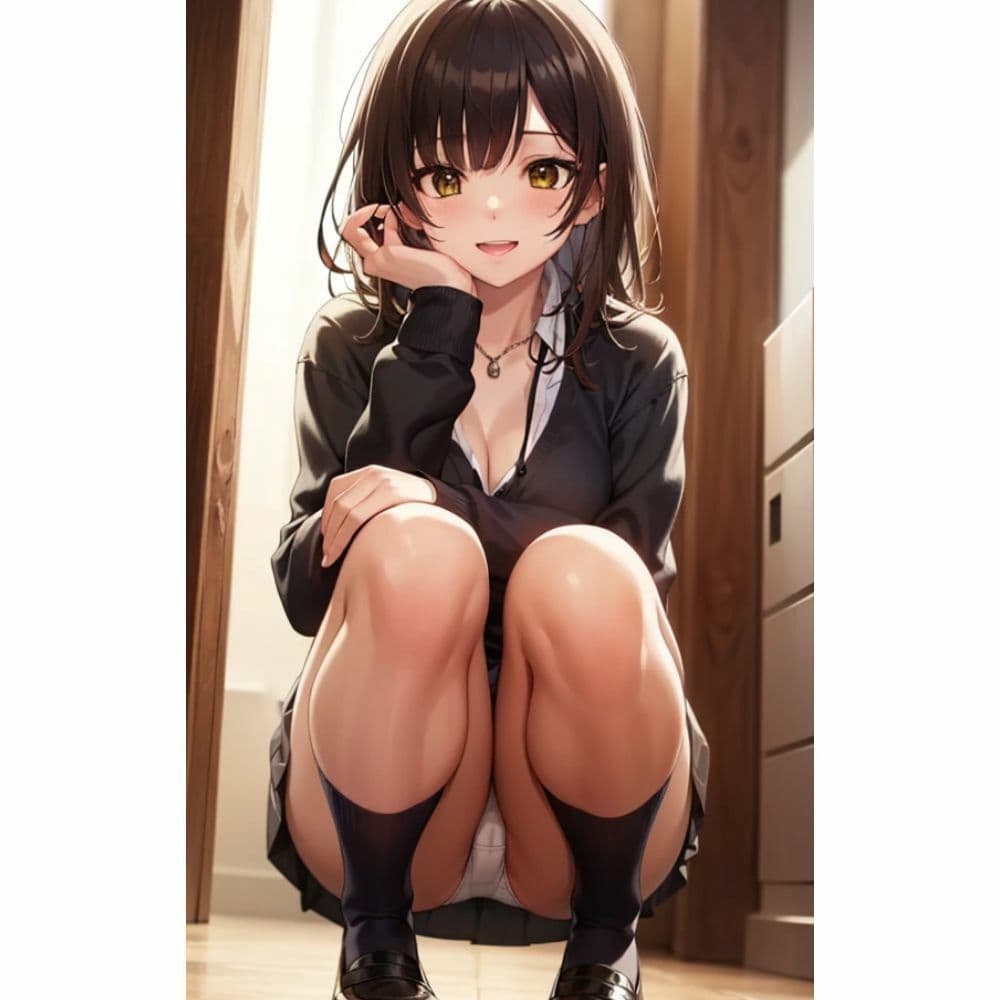 しゃがみパンチラ サンプル 3