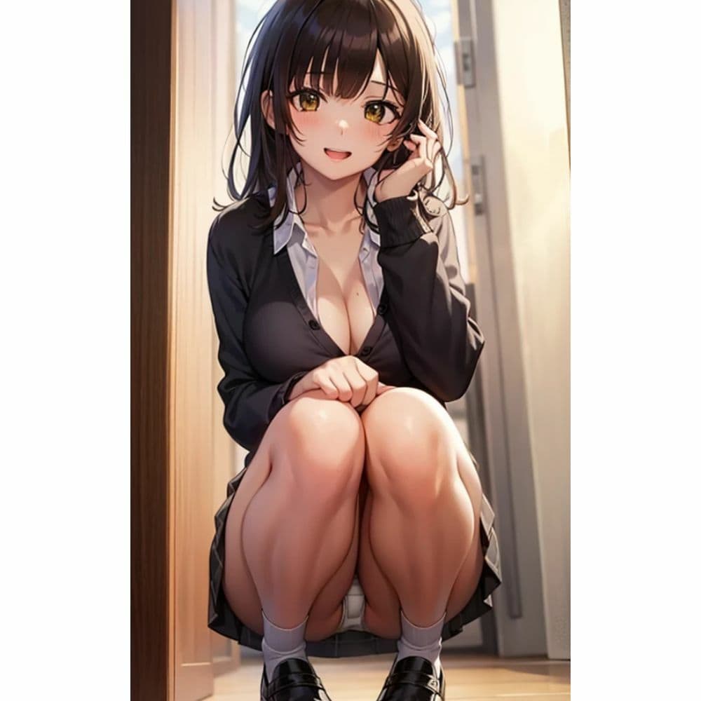 しゃがみパンチラ サンプル 6