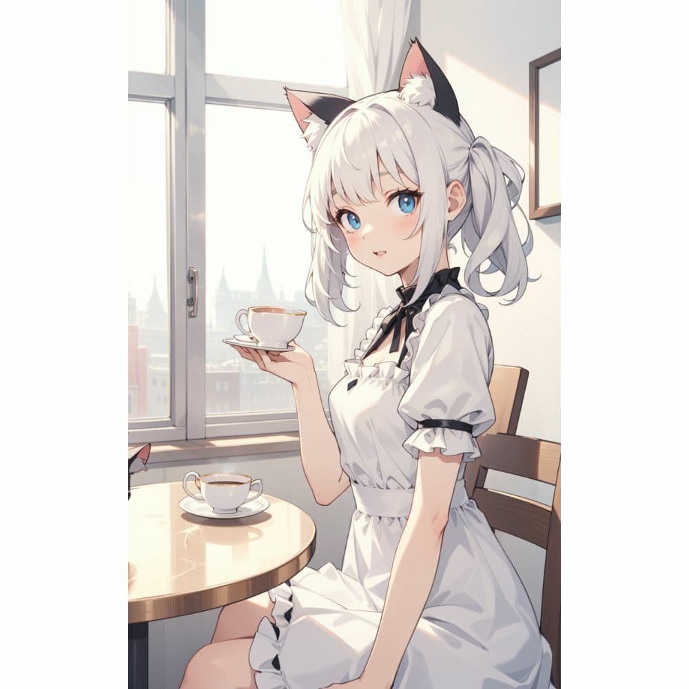 猫耳メイドのティータイム サンプル 3