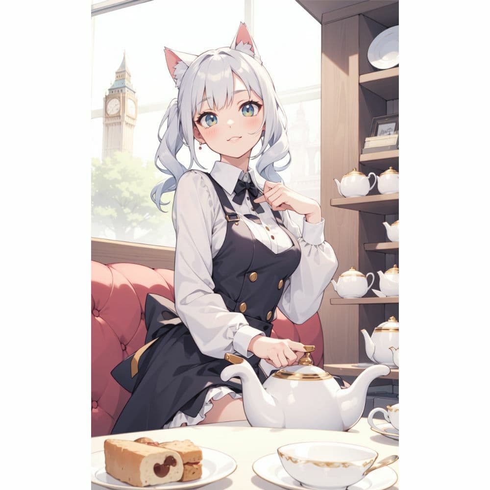 猫耳メイドのティータイム サンプル 5