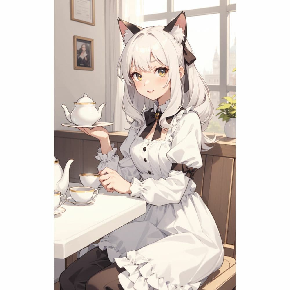 猫耳メイドのティータイム サンプル 6