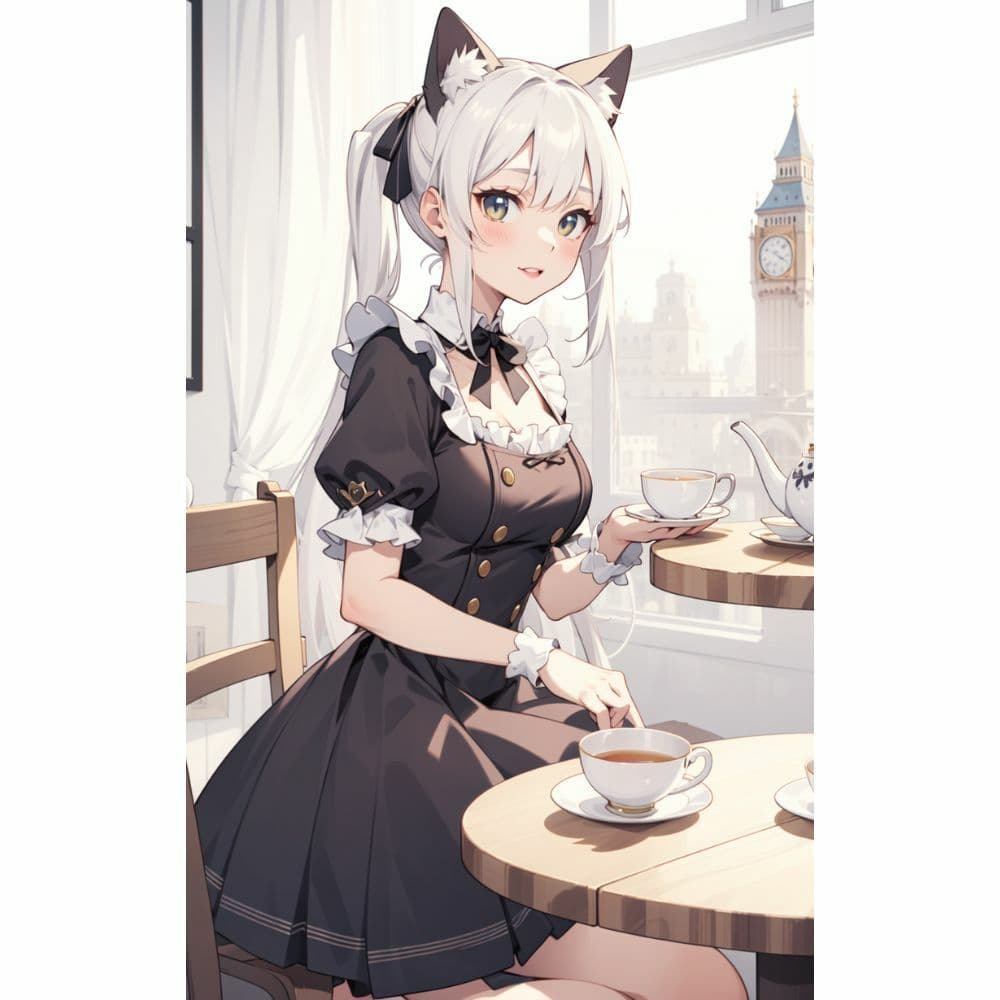 猫耳メイドのティータイム サンプル 8