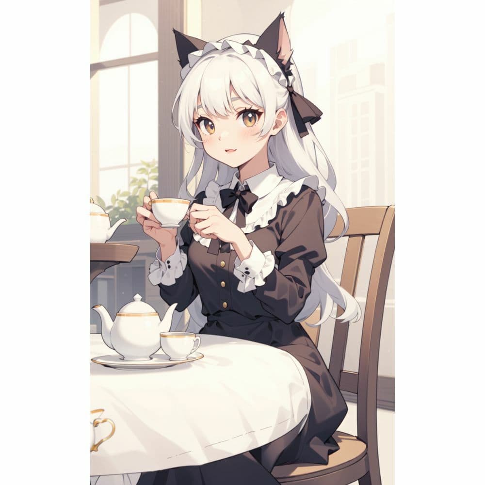 猫耳メイドのティータイム サンプル 9
