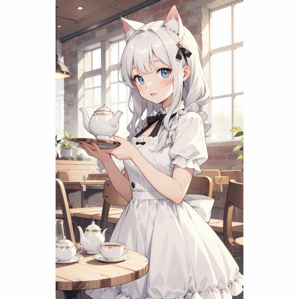 猫耳メイドのティータイム サンプル 10