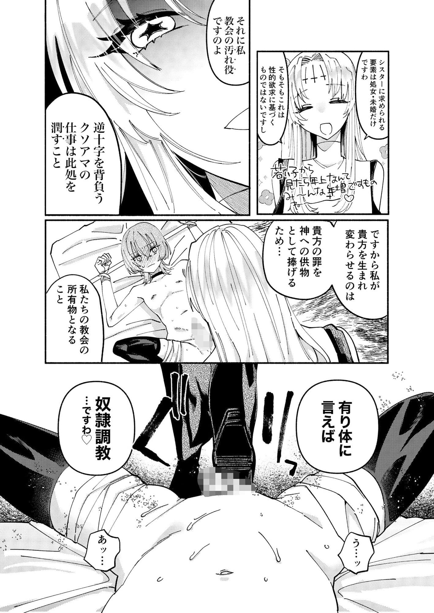 ソドムの断罪-裏稼業シスターの楽しい奴●調教日記- サンプル 3