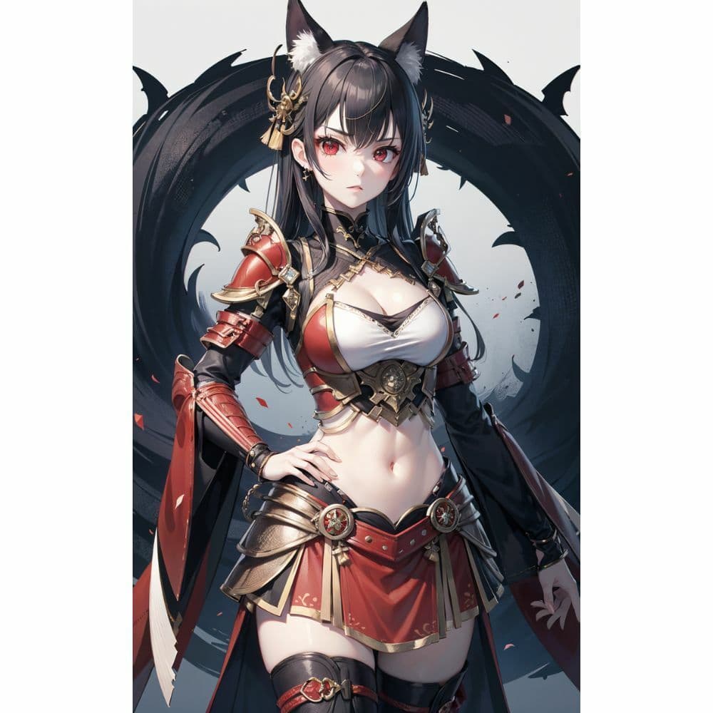 幻想の戦姫: 猫耳甲冑美女の誘惑 サンプル 4
