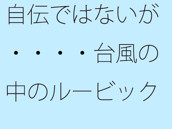 自伝ではないが・・・・台風の中のルービックキューブ