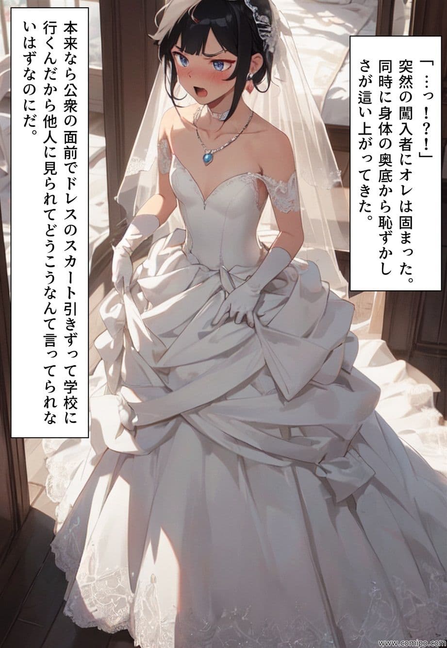 もしもの精 男子の制服が女子の制服に置き換わった女装世界 サンプル 9