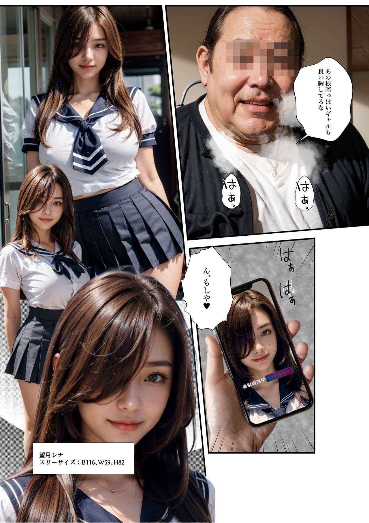 催◯リベンジ！美人巨乳を強●操作＃4 ゆるふわギャル望月レナ サンプル 3