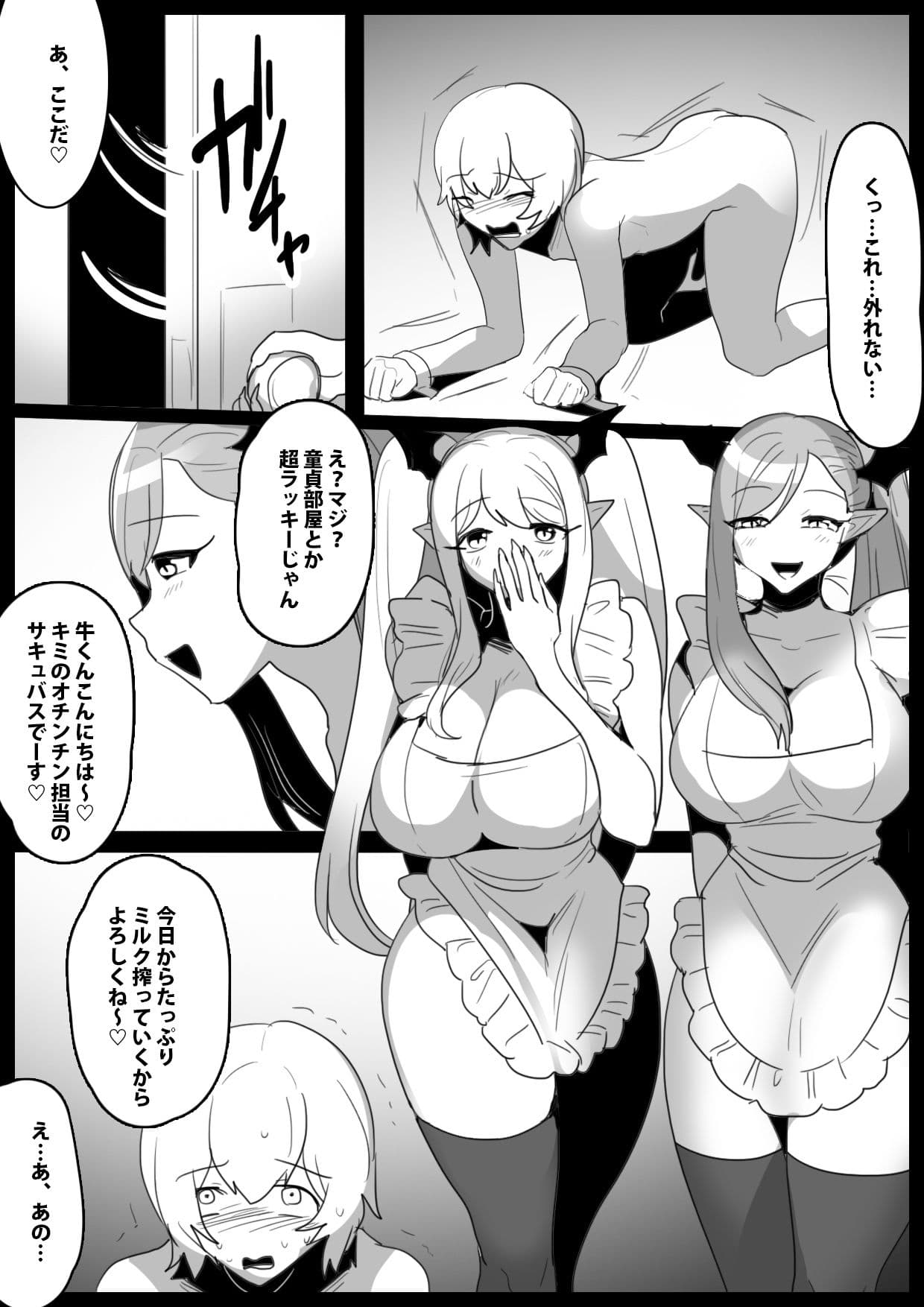 女性に危害を加えるとサキュバス牧場に送られる法案が成立してしまったお話 サンプル 6