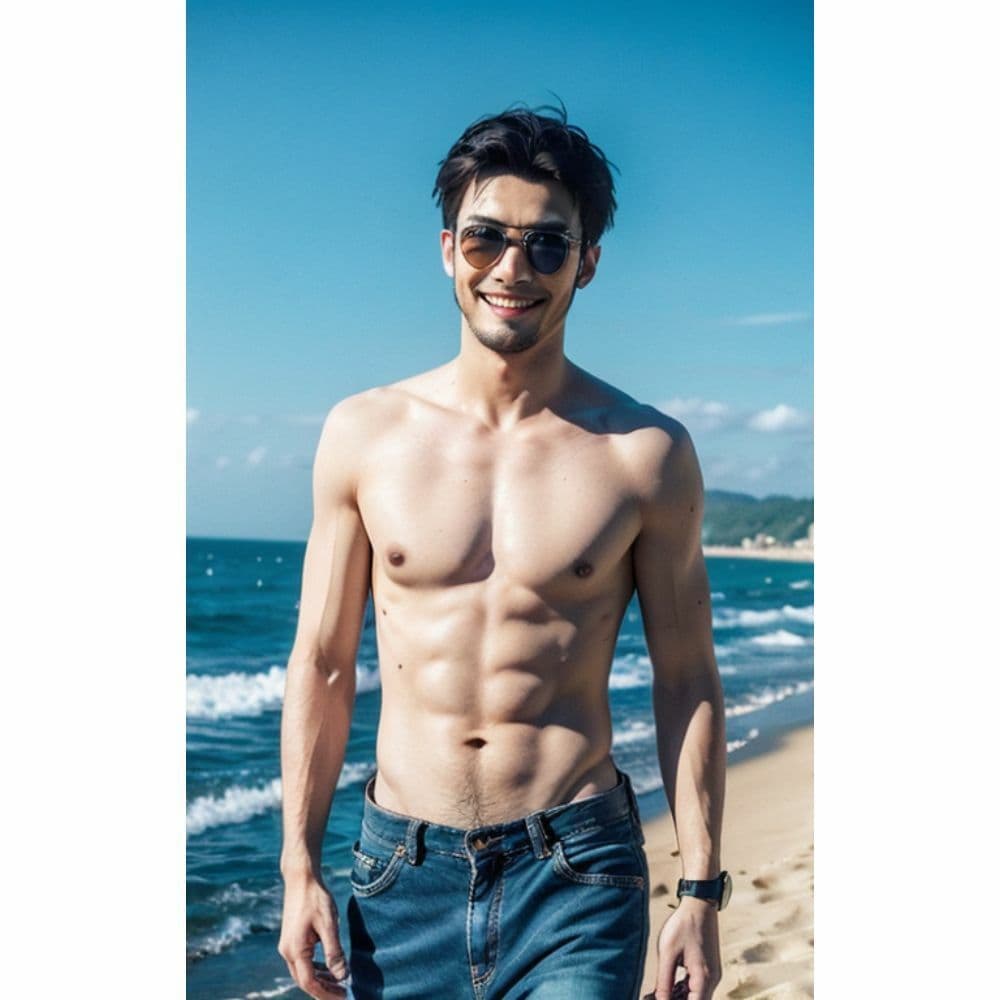 筋肉:砂浜 サンプル 2